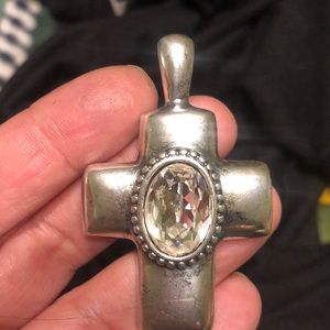 Miglio cross with Swarovski crystal